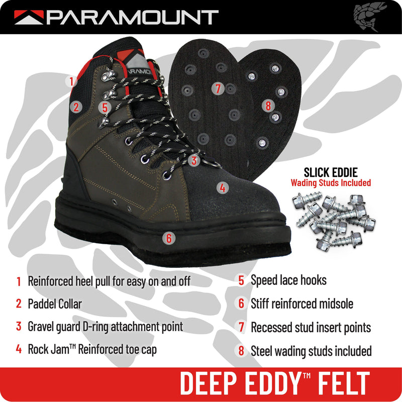 Load image into Gallery viewer, Deep Eddy Felt Wading Boots
