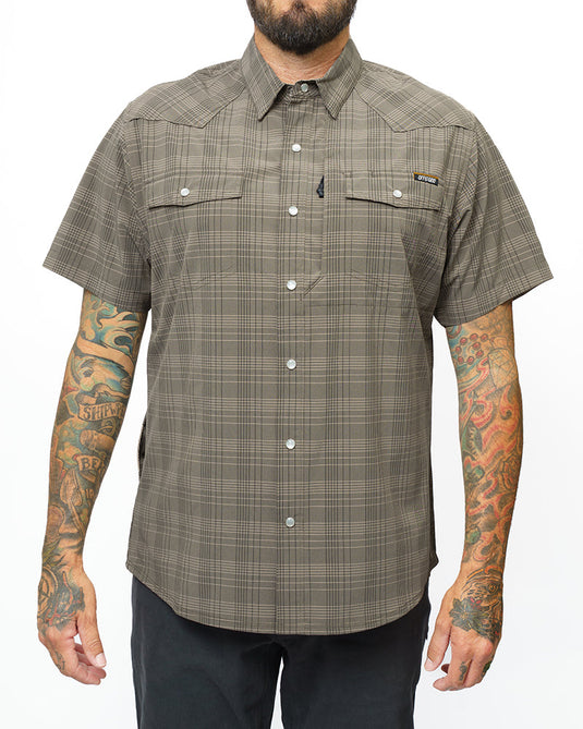 Deke SS Shirt - Beluga Brown