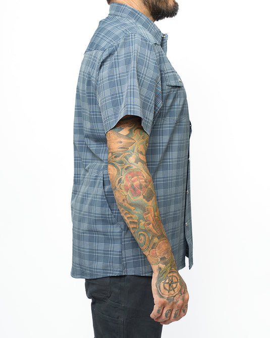 Deke SS Shirt - Dusty Royal