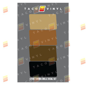 Load image into Gallery viewer, Stock Tundra Grille Decals
