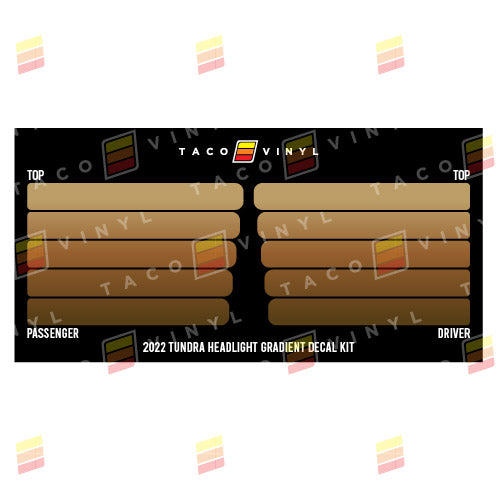 Load image into Gallery viewer, 2022+ Tundra Grille Rib Decal
