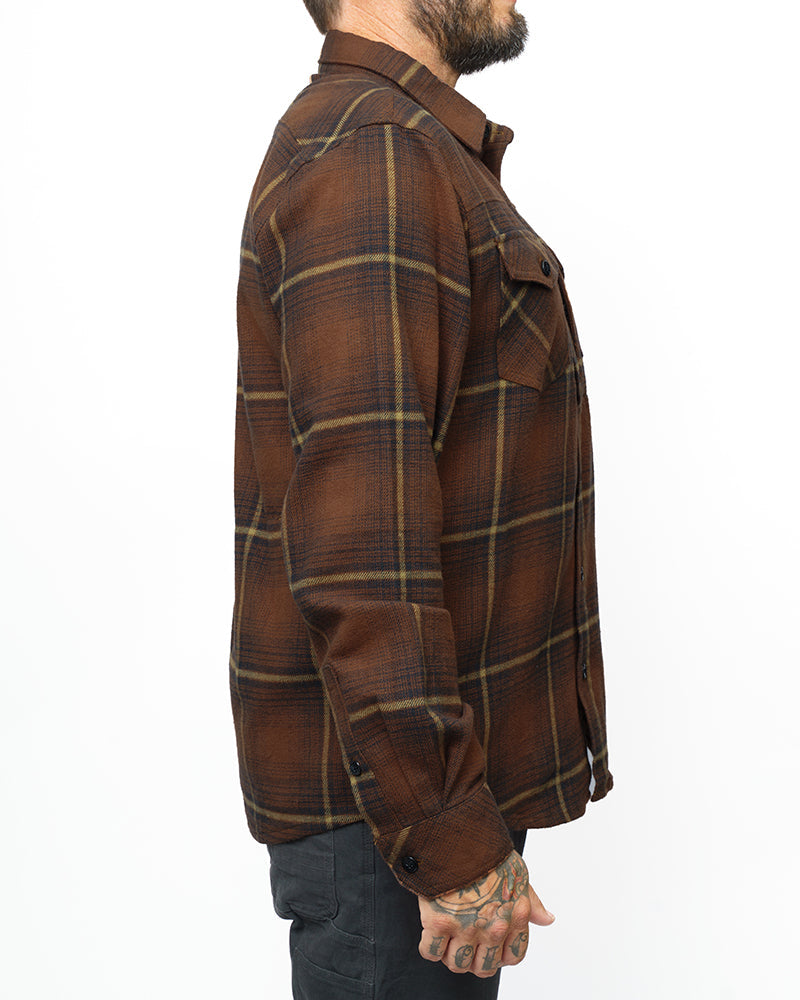 Load image into Gallery viewer, Destroyer Flannel - Burnt Brown
