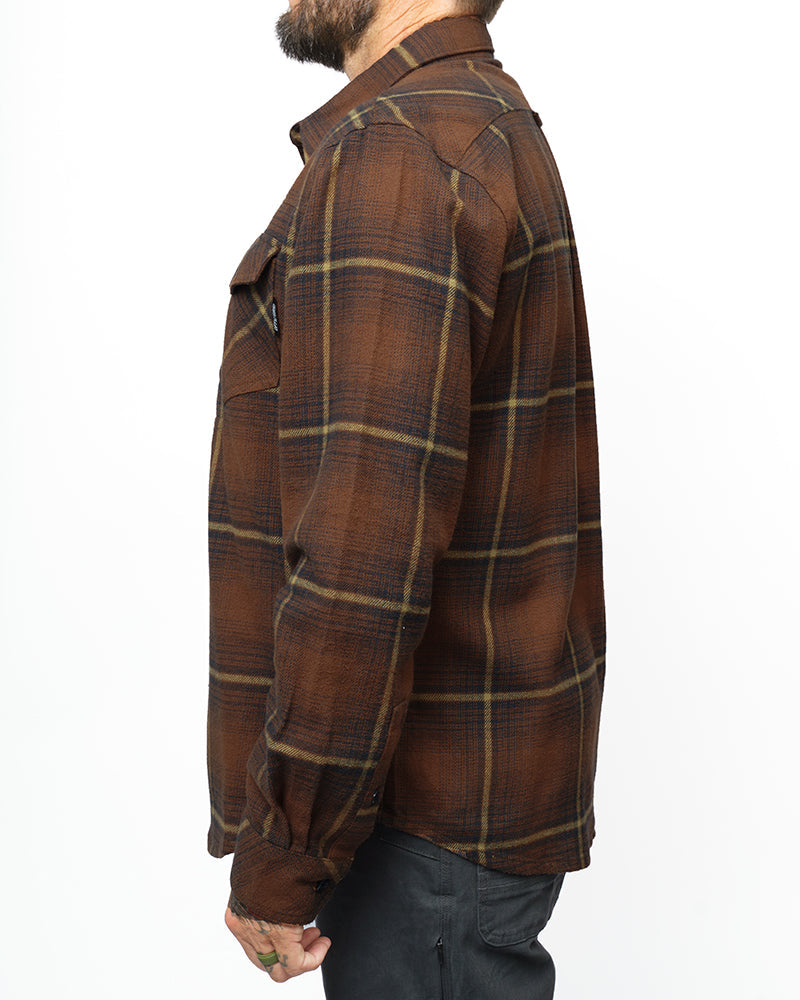 Load image into Gallery viewer, Destroyer Flannel - Burnt Brown
