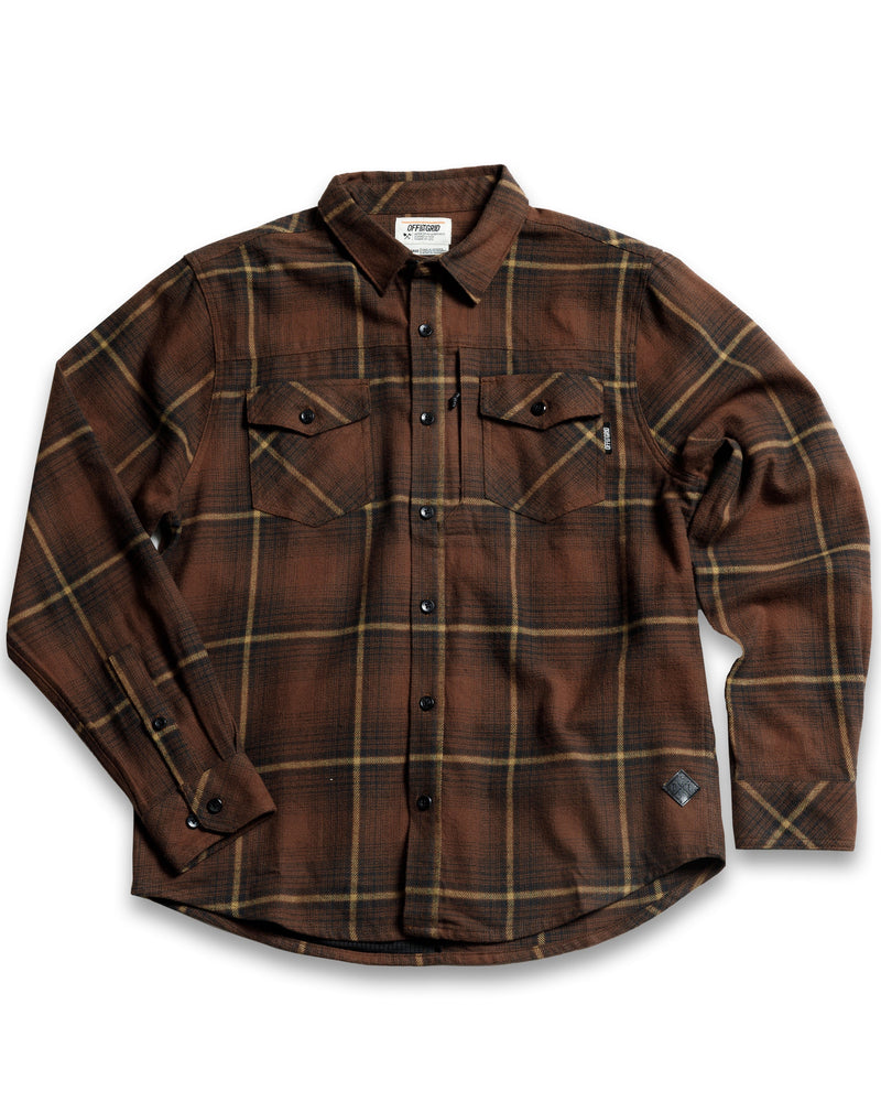 Load image into Gallery viewer, Destroyer Flannel - Burnt Brown
