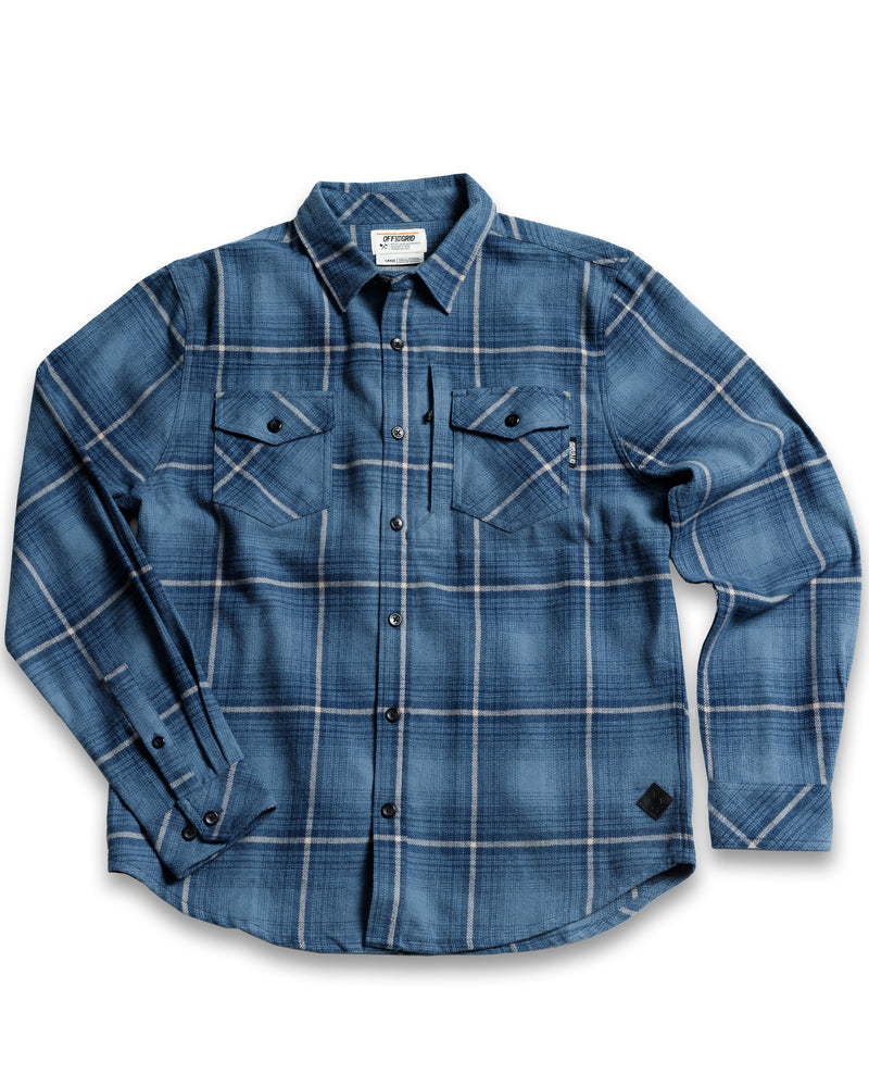 Load image into Gallery viewer, Destroyer Flannel - Pale Blue
