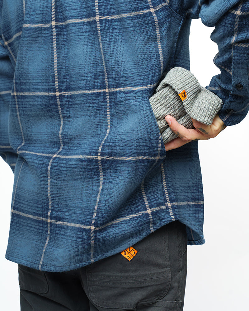 Load image into Gallery viewer, Destroyer Flannel - Pale Blue
