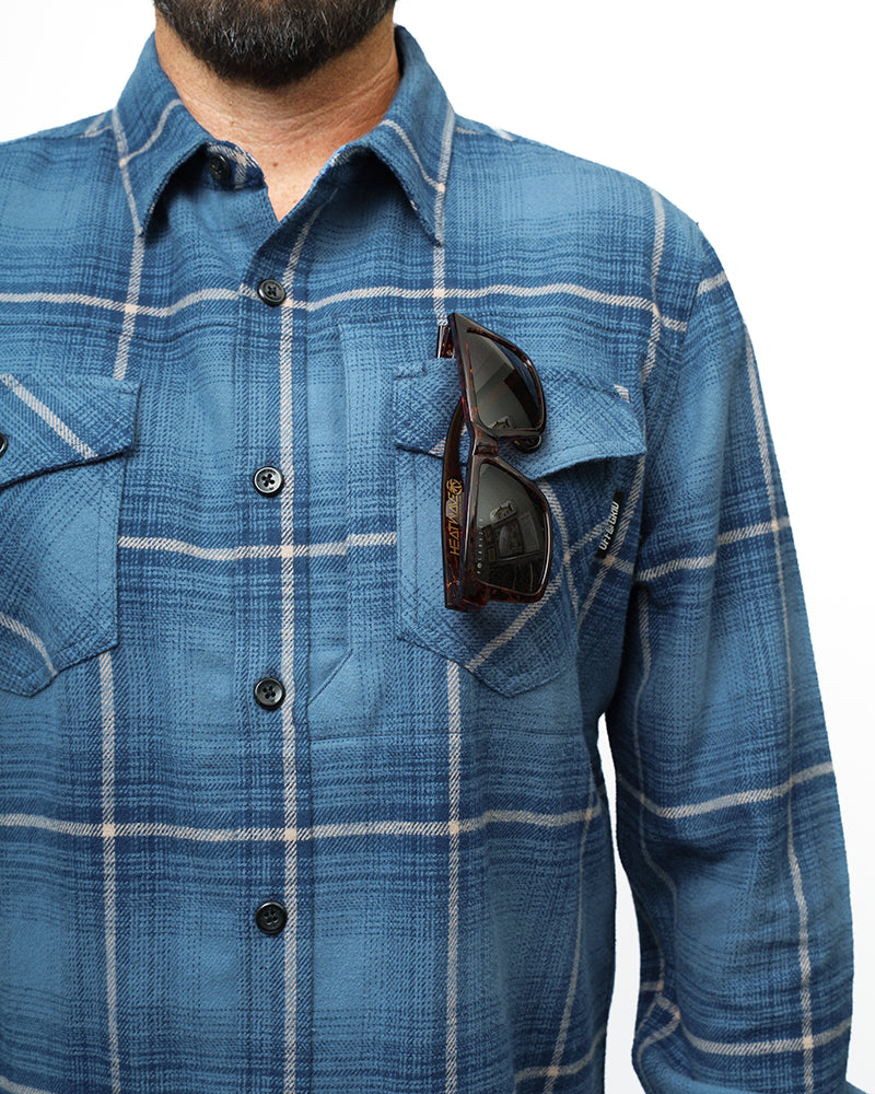 Load image into Gallery viewer, Destroyer Flannel - Pale Blue
