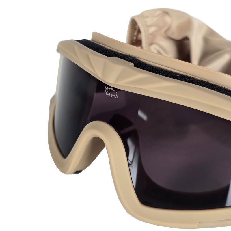 Load image into Gallery viewer, MUCITUP MUCTAC Pro Tactical Goggles ANSI Z87.1 Ballistic 3 Lens Kit
