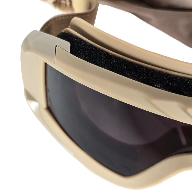 Load image into Gallery viewer, MUCITUP MUCTAC Pro Tactical Goggles ANSI Z87.1 Ballistic 3 Lens Kit
