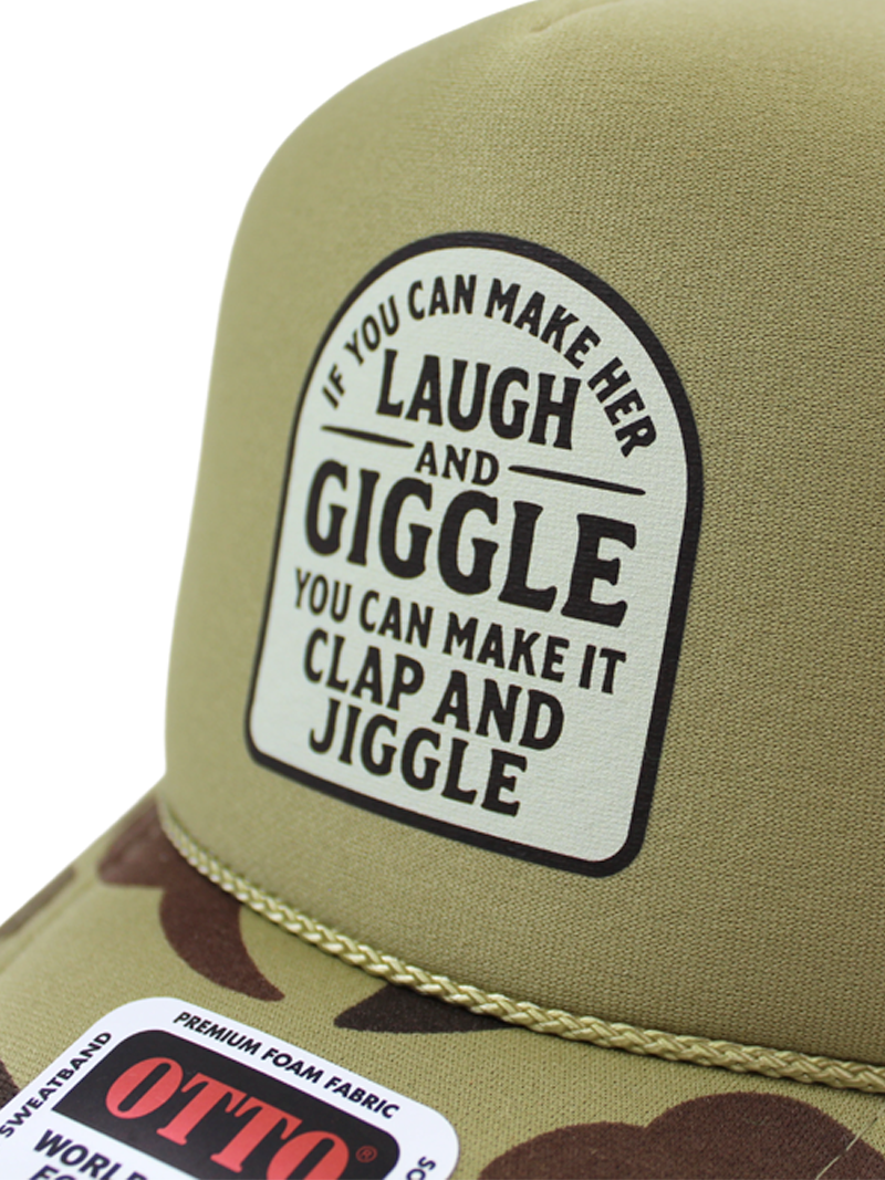 Load image into Gallery viewer, Laugh &amp; Giggle Trucker Hat
