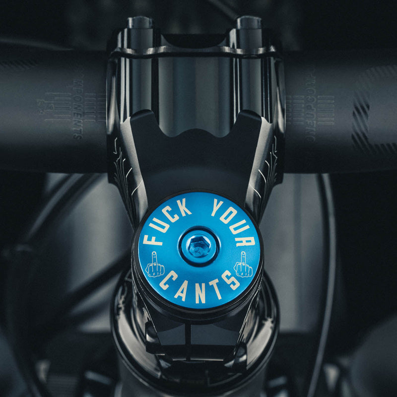 Load image into Gallery viewer, Fuck Your Cants Bicycle Headset Cap
