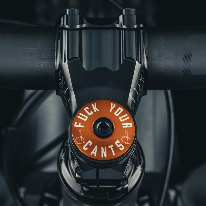 Load image into Gallery viewer, Fuck Your Cants Bicycle Headset Cap
