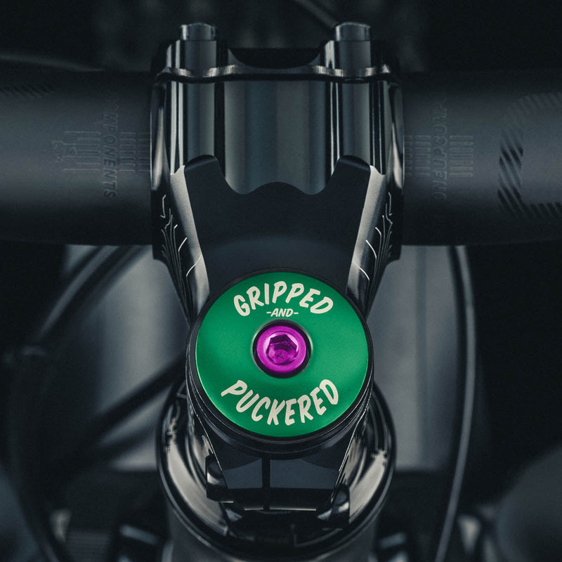 Load image into Gallery viewer, Gripped &amp; Puckered Bicycle Headset Cap
