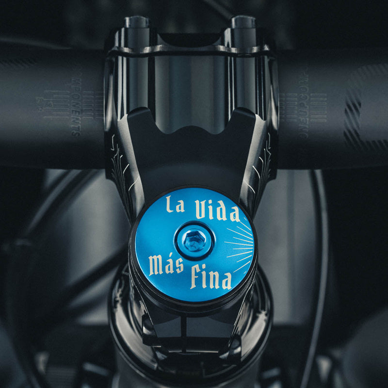 Load image into Gallery viewer, La Vida Más Fina - Bicycle Headset Cap
