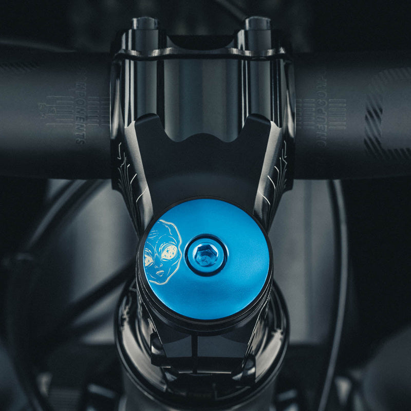Load image into Gallery viewer, Raid on Area 51 Bicycle Headset Cap
