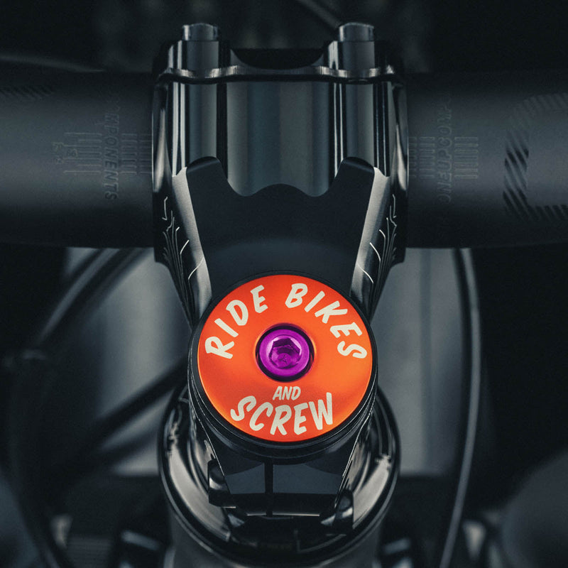 Load image into Gallery viewer, Ride Bikes &amp; Screw Bicycle Headset Cap

