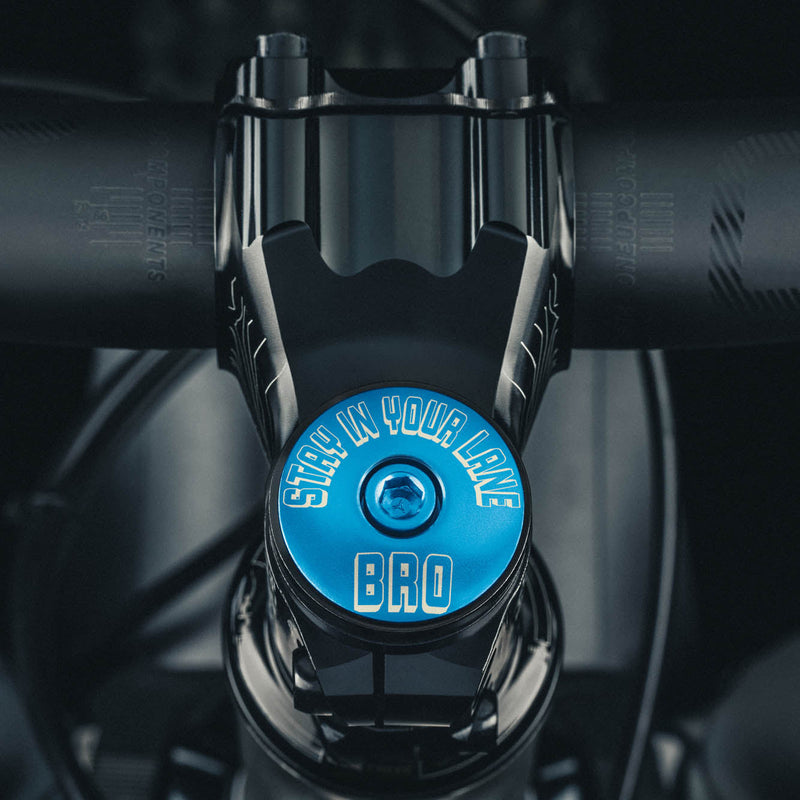 Load image into Gallery viewer, Stay In Your Lane, Bro - Bicycle Headset Cap
