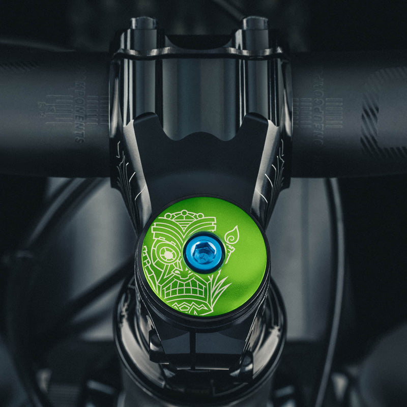Load image into Gallery viewer, Tiki Trails Bicycle Headset Cap
