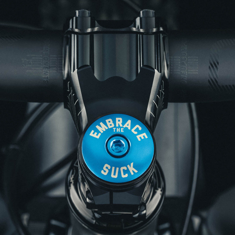 Load image into Gallery viewer, Embrace The Suck - Bicycle Headset Cap
