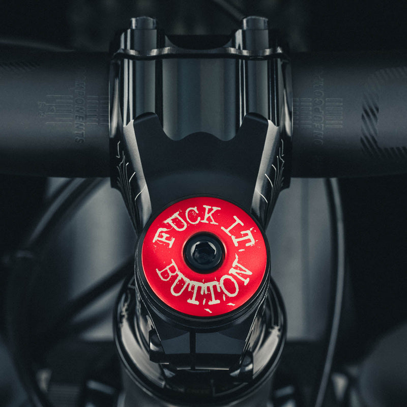 Load image into Gallery viewer, Fuck it Button - Bicycle Headset Cap
