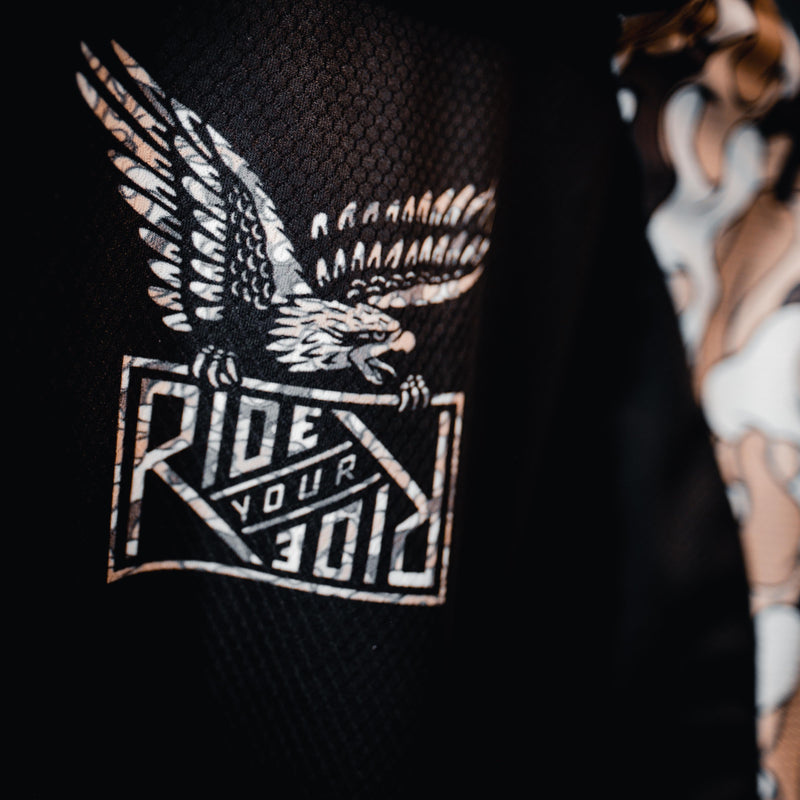 Load image into Gallery viewer, Dispatch - Ride Your Ride Sand Seuss Camo 3/4 Sleeve Mountain Bike Jersey
