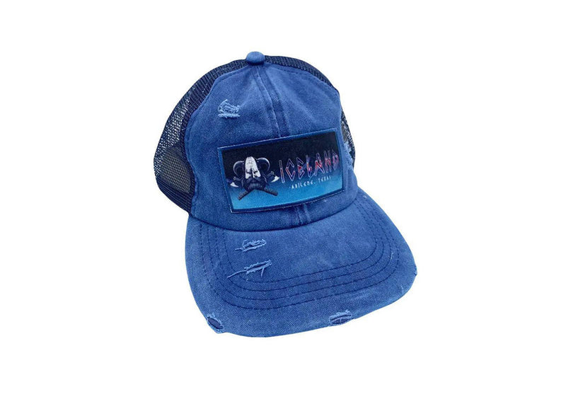Load image into Gallery viewer, Distressed Ponytail Hat
