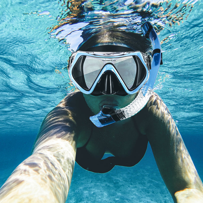 Load image into Gallery viewer, Dive Mask + Snorkel Set

