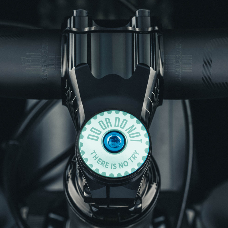 Load image into Gallery viewer, Do Or Do Not Bicycle Headset Cap
