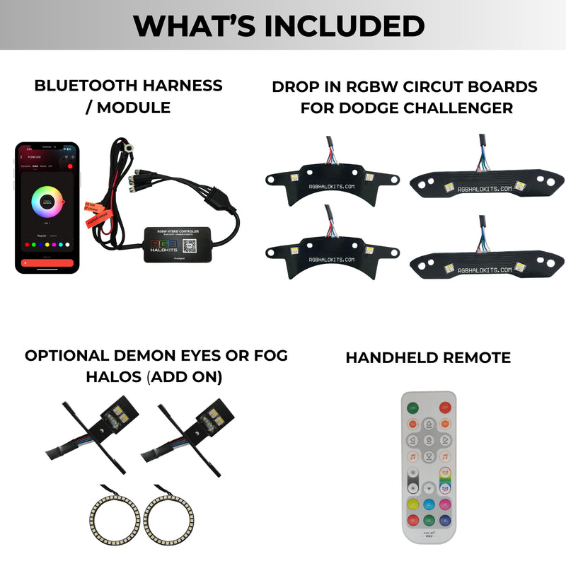 Load image into Gallery viewer, Dodge Challenger RGBW DRL Boards (2015-2024)
