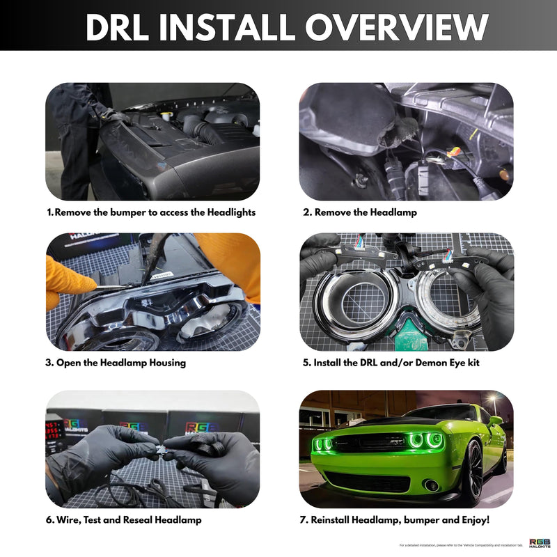 Load image into Gallery viewer, Dodge Challenger RGBW DRL Boards (2015-2024)
