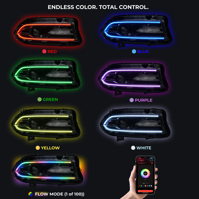 Load image into Gallery viewer, Dodge Charger Flow Series DRL Boards (2015-2024)
