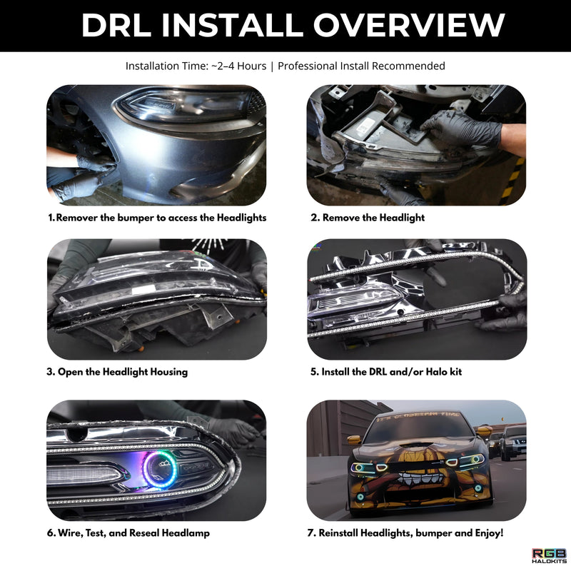Load image into Gallery viewer, Dodge Charger Flow Series DRL Boards (2015-2024)

