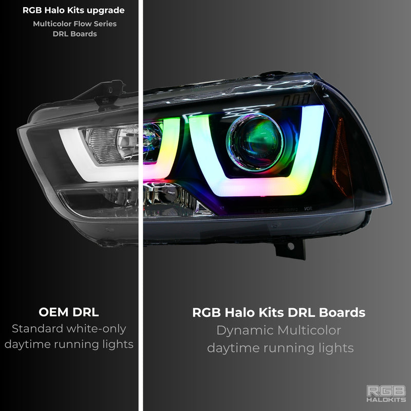 Load image into Gallery viewer, Dodge Charger Spec-D Multicolor Flow DRL Boards (2011-2014)
