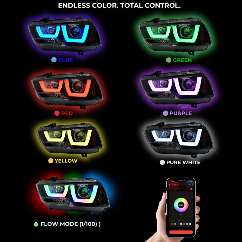 Load image into Gallery viewer, Dodge Charger Spec-D Multicolor Flow DRL Boards (2011-2014)
