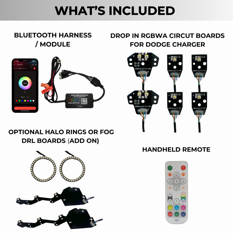 Load image into Gallery viewer, Dodge Charger RGBWA DRL Boards (2015-2024)

