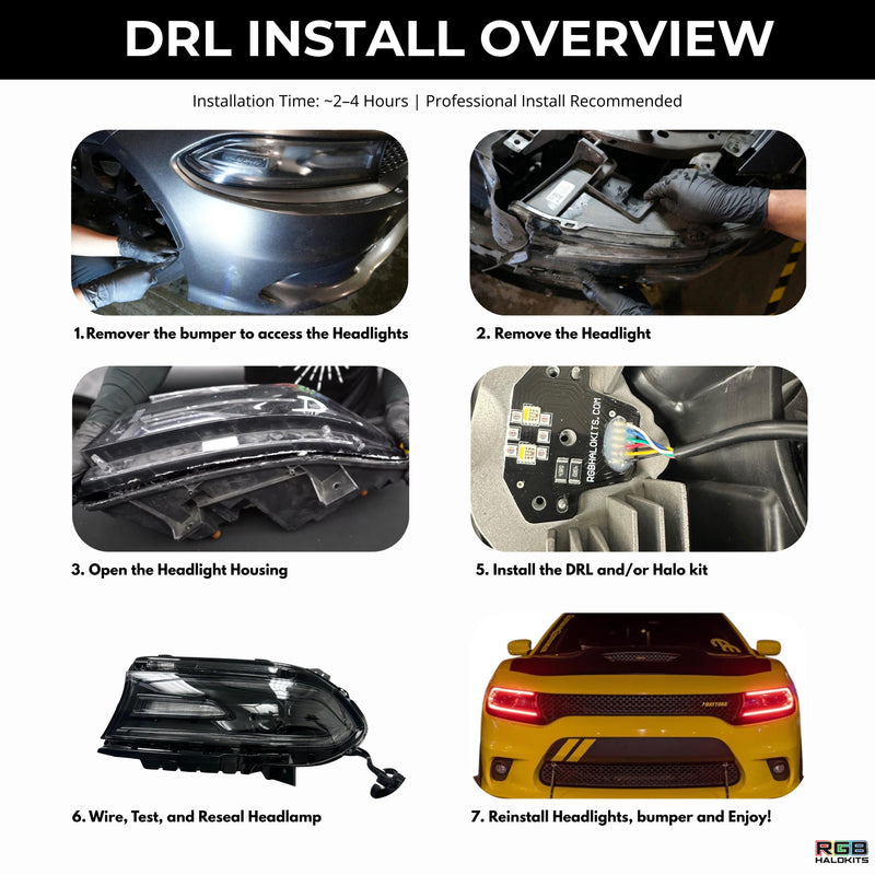 Load image into Gallery viewer, Dodge Charger RGBWA DRL Boards (2015-2024)
