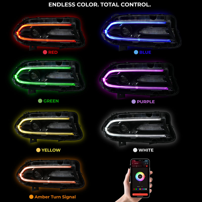 Load image into Gallery viewer, Dodge Charger RGBWA DRL Boards (2015-2024)
