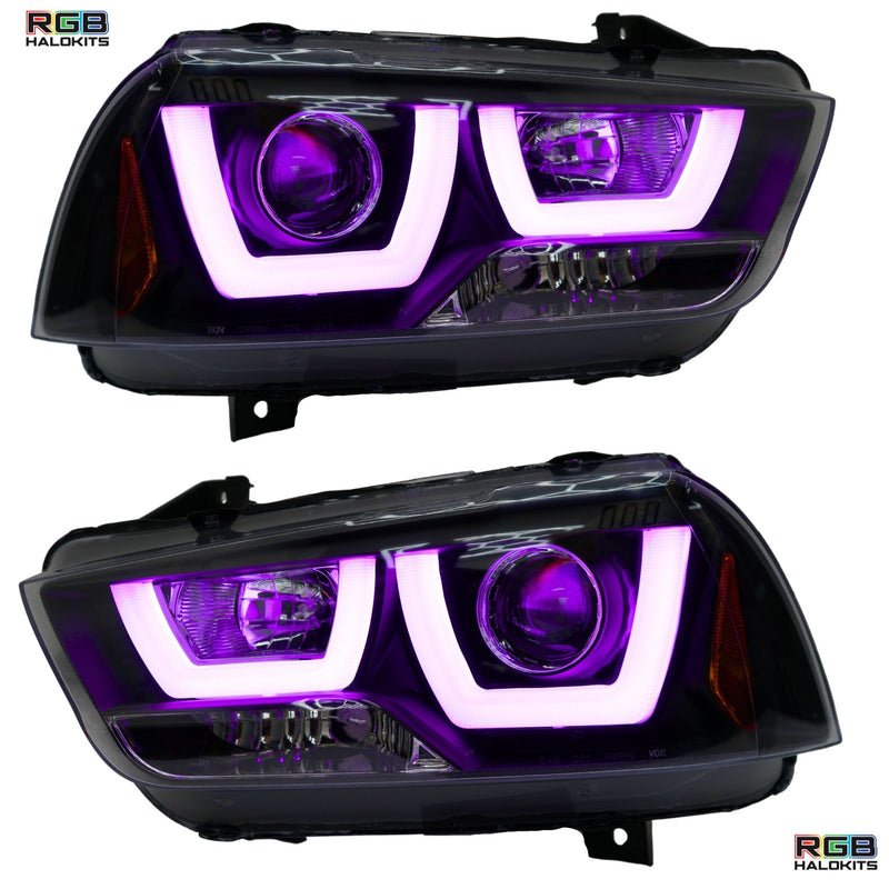 Load image into Gallery viewer, Dodge Charger Spec-D Multicolor Flow DRL Boards (2011-2014)

