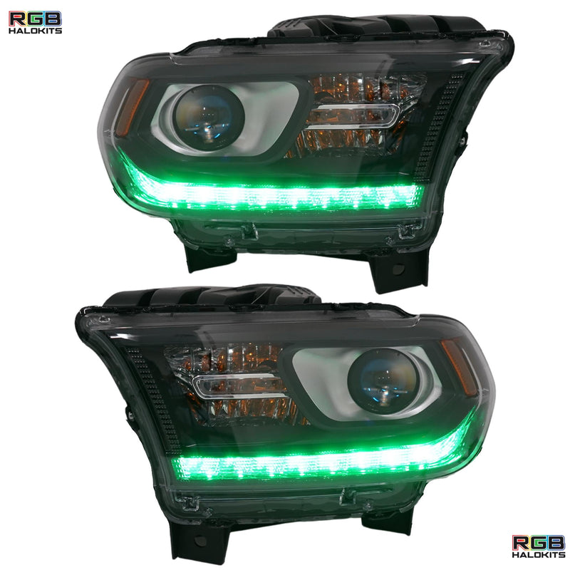 Load image into Gallery viewer, Dodge Durango Multicolor Flow Series DRL Boards (2014-2020)
