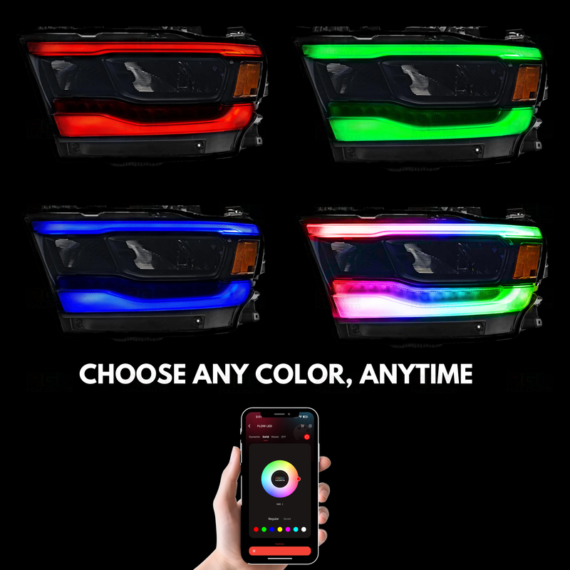 Load image into Gallery viewer, Ram 1500 (Mid-Level Trim) Multicolor DRL Boards (2019-2024)
