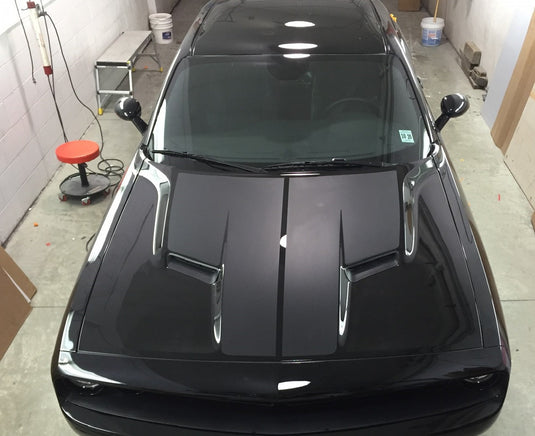 Dual Hood Decal Cover for 2015-2024 Dodge Challenger
