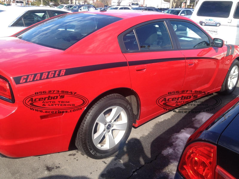 Load image into Gallery viewer, Quarter Panel Stripe Decals for 2011-2021 Dodge Charger (x2)
