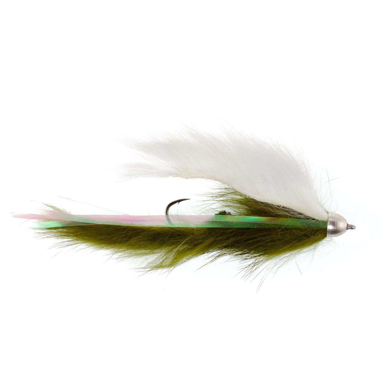 Dolly Llama Stinger Streamer Flies Collection - Set of 4 Salmon Steelhead Trout Alaska Fly Fishing Flies - Hook Size 4 - Skoutley Outdoors LLC