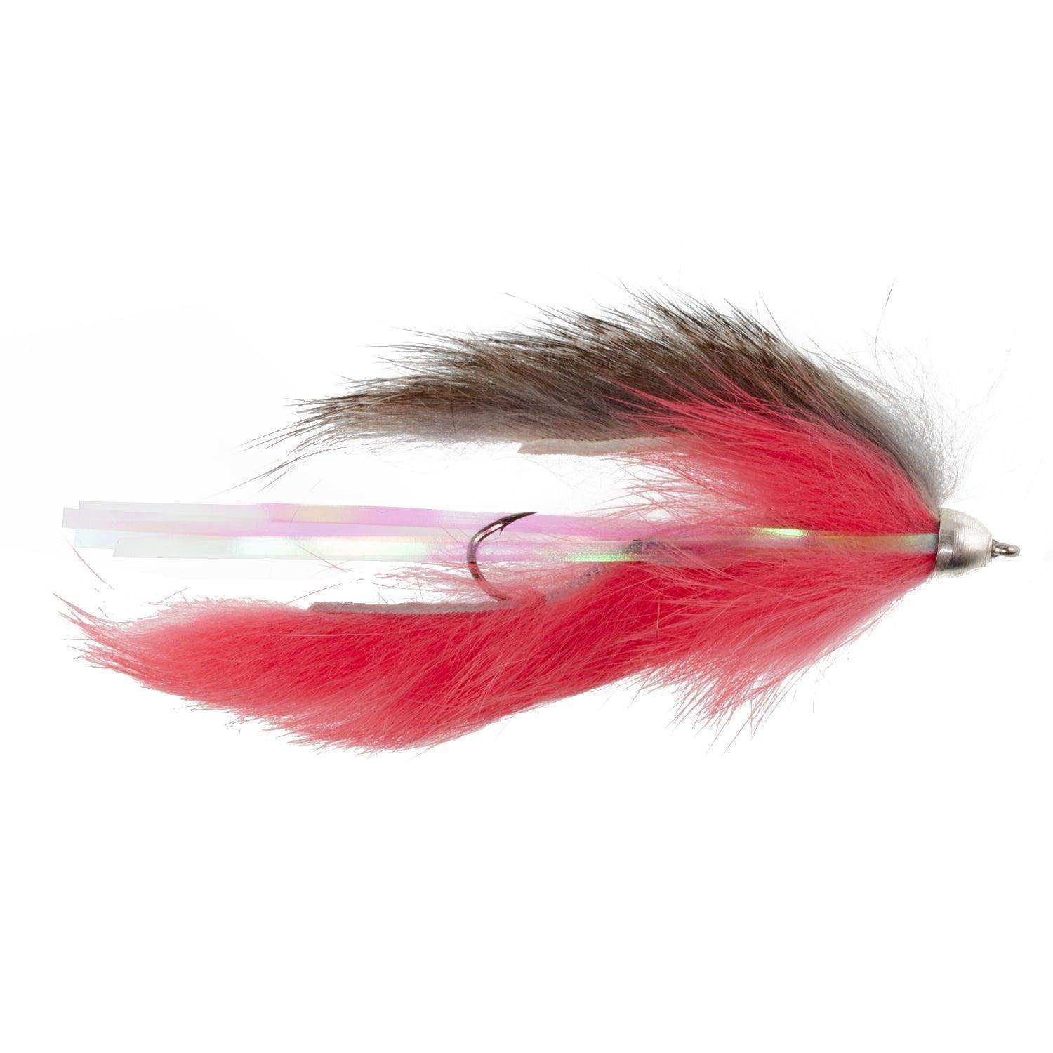 Dolly Llama Stinger Streamer Flies Collection - Set of 4 Salmon Steelhead Trout Alaska Fly Fishing Flies - Hook Size 4 - Skoutley Outdoors LLC