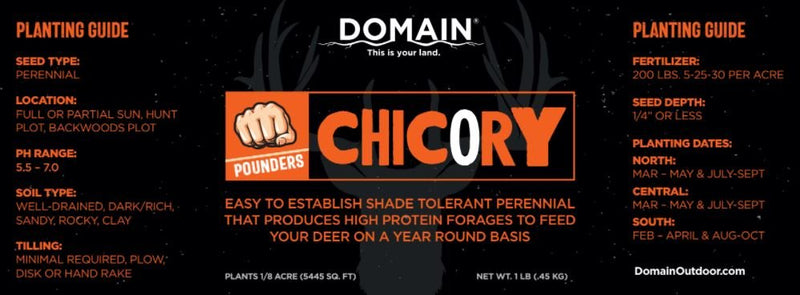 Load image into Gallery viewer, Domain Pounder – Chicory Food Plot Seed
