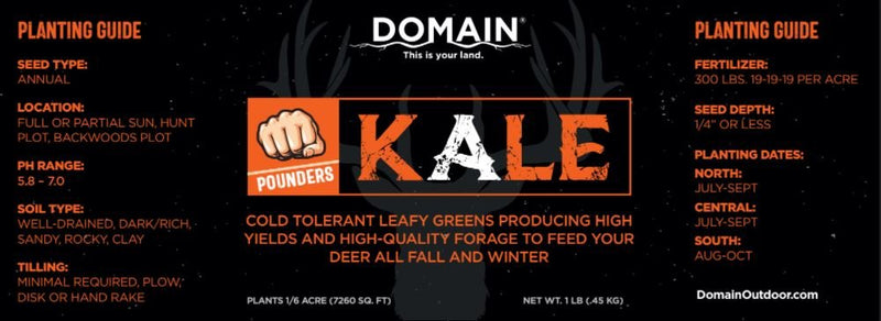 Load image into Gallery viewer, Domain Pounder – Kale Food Plot Seed
