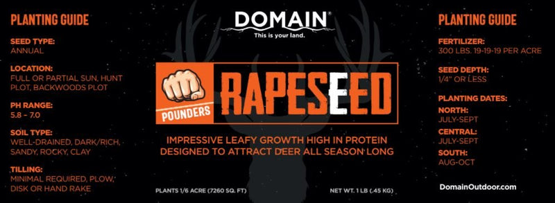 Load image into Gallery viewer, Domain Pounder – Rapeseed Food Plot Seed
