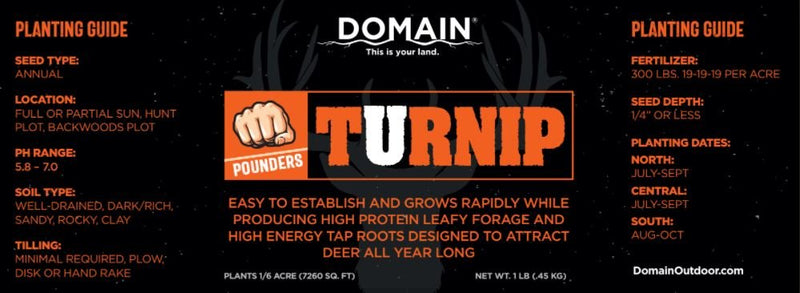 Load image into Gallery viewer, Domain Pounder – Turnip Food Plot Seed
