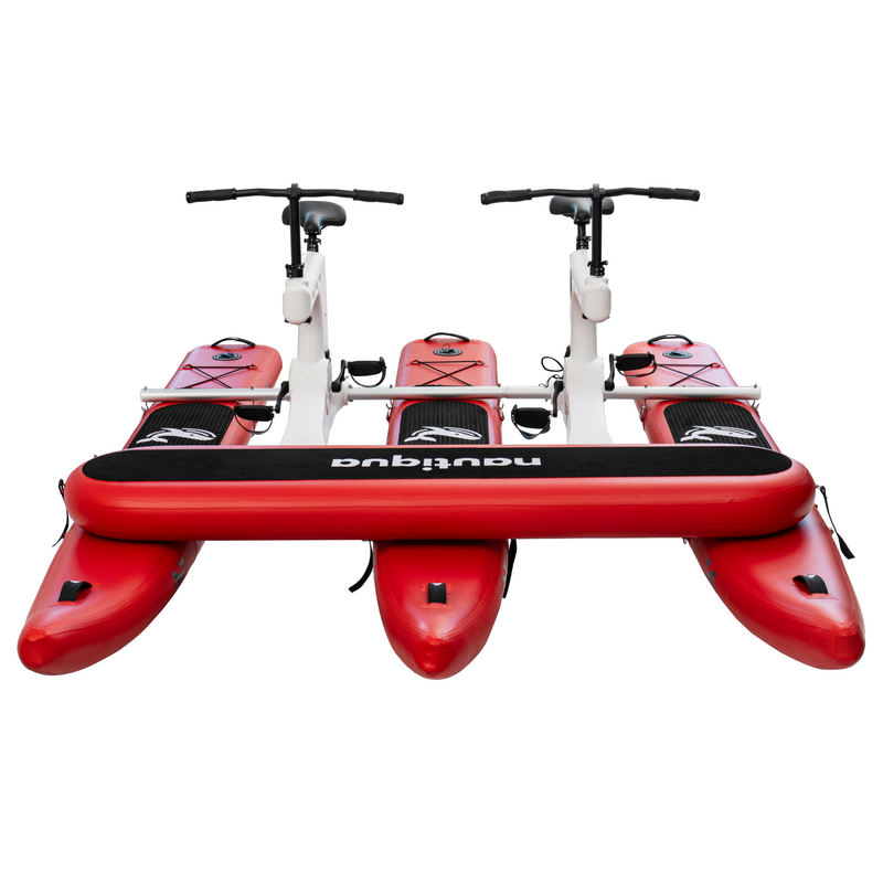 Load image into Gallery viewer, Nautiqua | BORACAY | Premium Catamaran Style Water Bike with Front Pad | 2 Person
