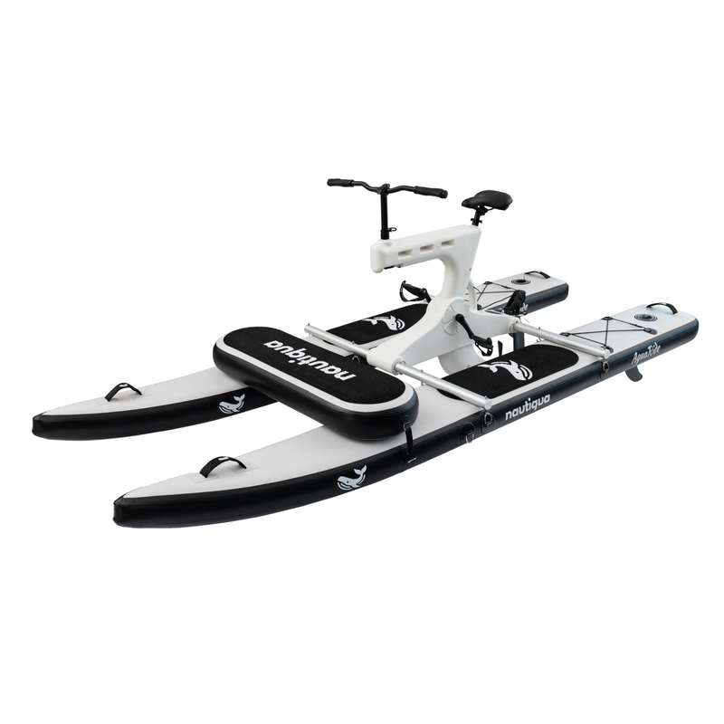 Load image into Gallery viewer, Nautiqua | BORACAY | Premium Catamaran Style Water Bike with Front Pad | 1 Person
